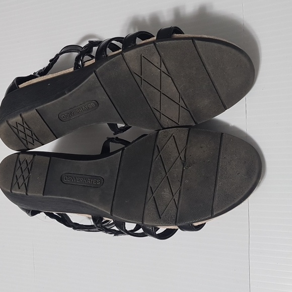 SIZE 7 Denver Hayes Leather Sandals - Picture 8 of 9